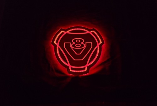 Specchio luce led scania - specchio, v8