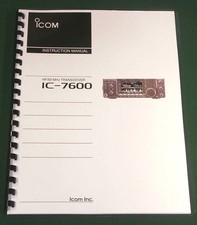 Icom 7600 manuale di - manuale,