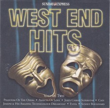 WEST END HITS Volume Two ( SUNDAY EXPRESS Newspaper CD )