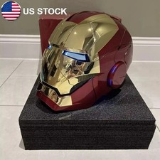 Nuovo Casco Iron Man MK5 Elettronico Voce Attivata Apri e Chiudi Maschera Autoking US