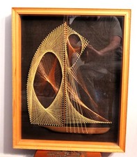 Vtg Mid-Century Copper Wire