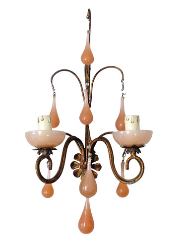 Lampadario antico parete - lampadario,