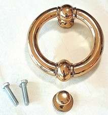 BATOCCHIO , BATTIPORTA , BATTENTE OTTONE PIENO LUCIDO - SERIE LUSSO 