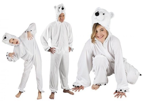 Costume orso polare - , tuta