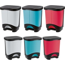 Pattumiera a Pedale Leggera per Casa Ufficio Camera Scrivania Interno 18L/21L