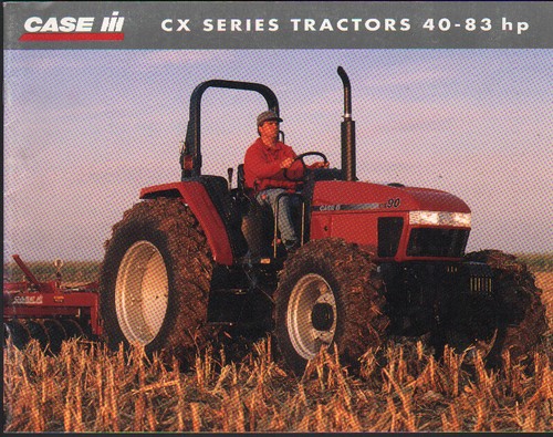Scheda brochure trattore case - scheda,