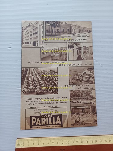 Parilla produzione modelli