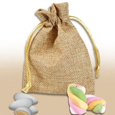 20 SACCHETTI IN TESSUTO JUTA