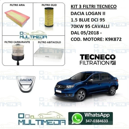 Kit tagliando filtri tecneco - filtri,