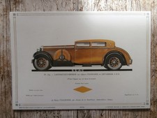 PUB AUTO LANDAULET SPIDER Pl. 539 Auto Carrosserie Fac-Similé