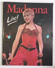 Libro Fotografico Madonna Live ! I Grandi Miti Di Cioe 1988 Omnibus Press 48pg