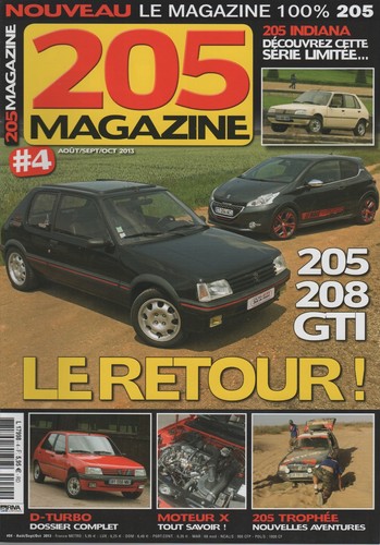 205 magazine peugeot - peugeot, gti