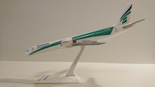 MODELLINO AEREO DI LINEA IN PLASTICA CON SUPPORTO TRANSAVIA BOEING 757 200