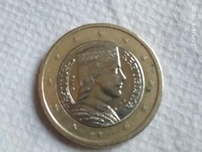 Moneta 1 euro LETTONIA " LATVIJAS "  2014 , Bella