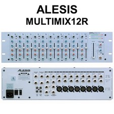 ALESIS MULTIMIX12R Mixer compatto 12 canali stereo 3 spazi montaggio su rack