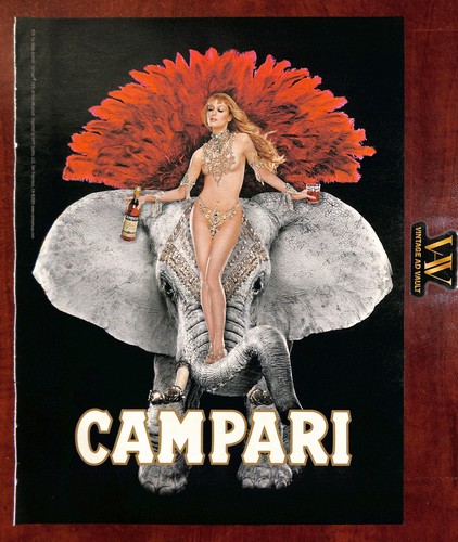 Campari vintage print xl - vintage,