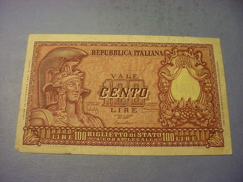 Italy 100 lire 1951 - italy, #93741