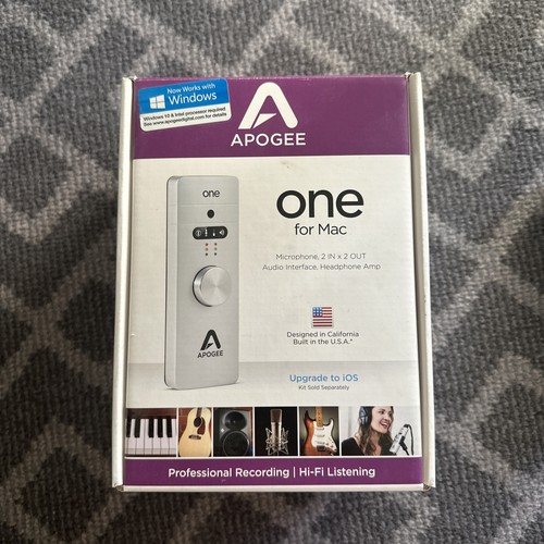 Apogee one per mac - per, interfaccia