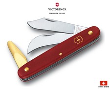 Victorinox Swiss Innesto Budding coltello da potatura sollevatore corteccia ottone curvo 3.9116