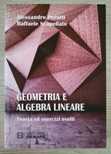 GEOMETRIA E ALGEBRA LINEARE