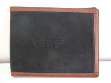 GIORGIO ARMANI portafogli da uomo in pelle bicolore