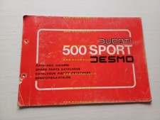 Ducati 500 Sport Desmo catalogo ricambi TELAIO originale spare parts catalogue
