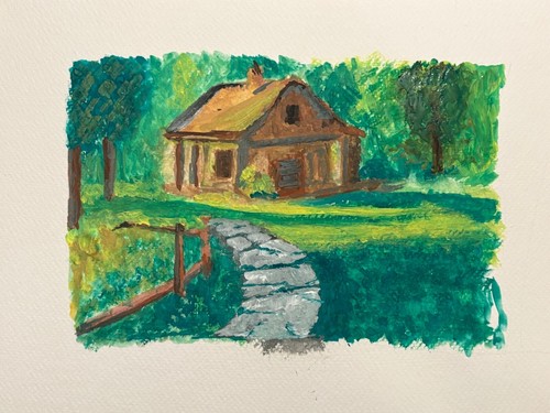 Dipinto casa di - “casa,