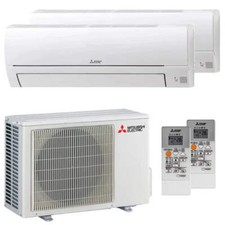 Mitsubishi Electric MSZ-HR 12000+12000 BTU Condizionatore dual split inverter A+