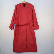 Trench Burberry colore rosso