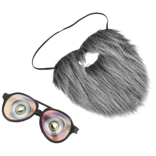 Set baffi simulati - set, di