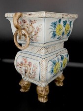 Cachepot - Vaso Cinese Prima Metà XX sec. in Porcellana Dipinto a Mano