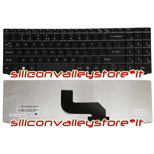 Tastiera usa nero packard bell - tastiera,