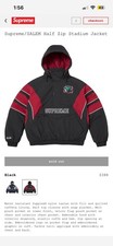 Giacca stadio mezza - , zip