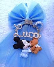 Fiocco nascita personalizzato