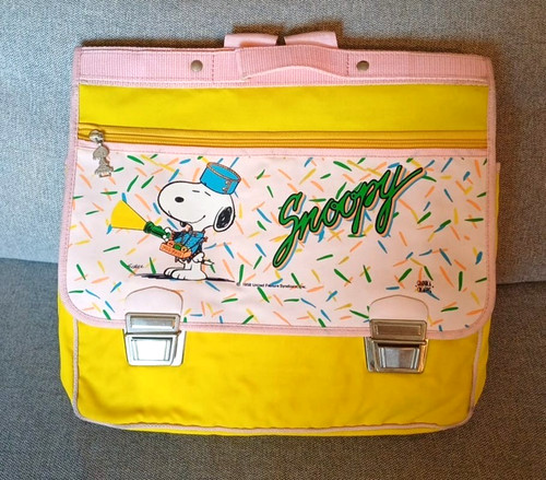 Borsa cartella vintage snoopy - borsa,