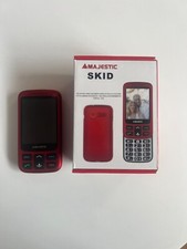 NEW MAJESTIC Cellulare 2.8" 123 g Rosso Telefono per anziani - 300087_RD