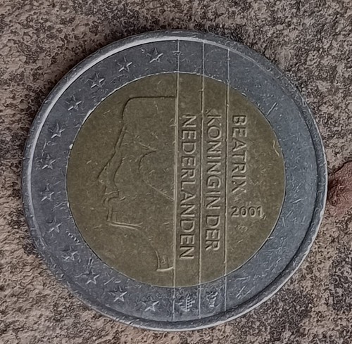 Moneta euro beatrix - beatrix, koningin