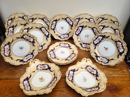 Coalport c1840 parte servizio - coalport,