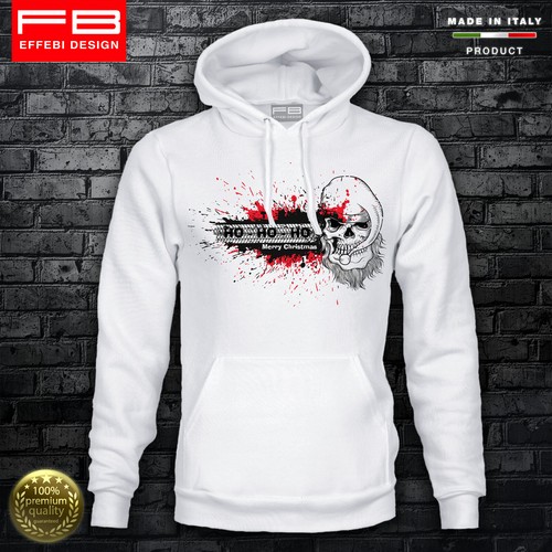 Felpa hoodie babbo natale - felpa,