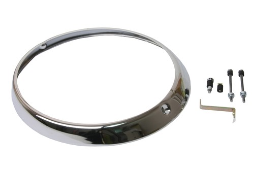 Anello faro anteriore cromato