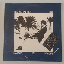 Franco Battiato – La Voce Del Padrone -- LP vinile  1981 2nd press matte cover