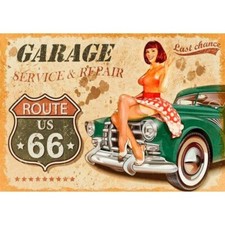 Targa garage pin up 66 auto