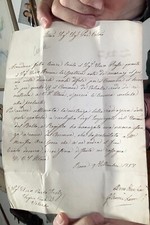 PIEGO DI LETTERA ROMA VITERBO