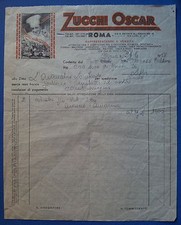 Carta Intestata Roma 27-6-1958 - Ditta Zucchi Oscar Utensili per pasticceria
