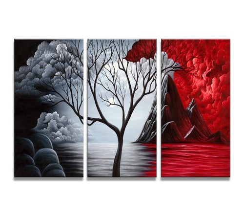 Quadro tela 120x80 3pz - quadro,