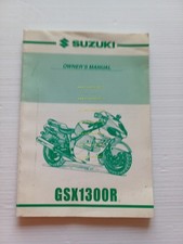 Suzuki GSX 1300 R Hayabusa 1999-2000 manuale uso manutenzione originale inglese
