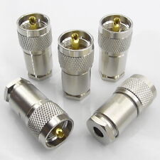 5 pz spina PL259 per RG8X