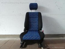 Sedile anteriore destro passeggero Mercedes Benz W202 Classe C tessuto nero blu 
