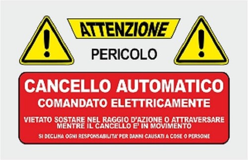 Cartello segnaletico - cartello,