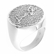 Anello Liu-Jo argento pavè